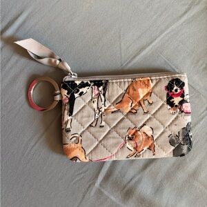 Like New Vera Bradley Best in Show RETIRED PRINT Patterned Quilted Zip Wallet
